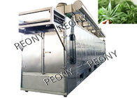 Tipo secador continuo de la correa de la malla del transportador de la alta capacidad para el secado de las hojas