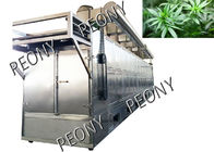 Máquina industrial del secador del transportador de correa del acero 304 para la planta herbácea del cáñamo de CBD