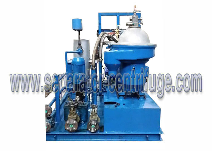 Separador - centrifugadora para la planta de reciclaje parcial del aceite de lubricante de la descarga de 4000 LPH