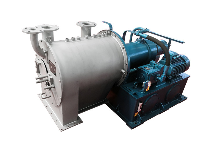 Máquina de dos fases de la centrifugadora del empujador para la producción de desecación de la sal química