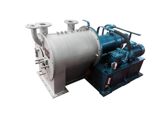 Centrifugadora de empuje de baja humedad para deshidratación de sal