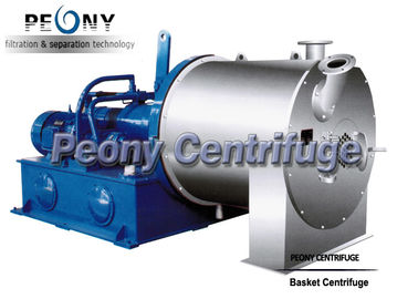 Centrifugadora de empuje controlada por PLC con capacidad de 1 a 20 T/h para la separación de líquidos sólidos