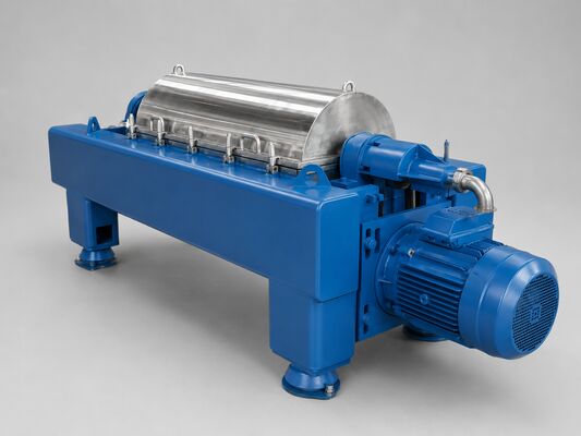 Centrifugadora sin perforar de 3 fases con la estructura horizontal para el aceite de pescado