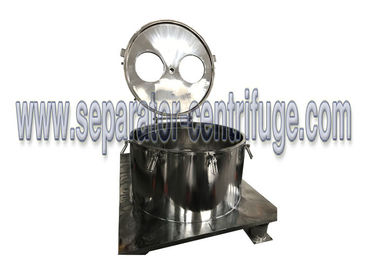 CE Centrifugadora de cestas verticales Extracción de aceite de hierbas de etanol Canna-bis