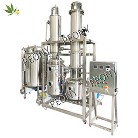 Máquina de extracción de hierbas por destilación molecular fraccionada para el aceite de CBD de cannabis-bis