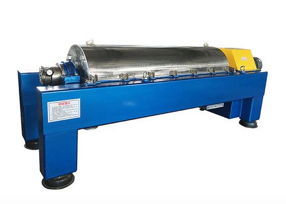 Centrifugadora de decantador industrial de control automático PLC para líneas de deshidratación de lodos