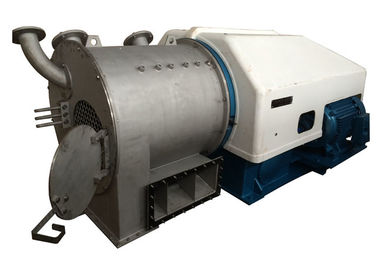 Control automático de PLC de acero inoxidable Centrífuga de empuje de 2 etapas Centrífuga de sal marina para deshidratación