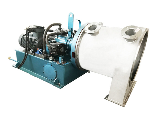 Máquina horizontal de la centrifugadora del empujador de la separación de dos fases continua de la sal